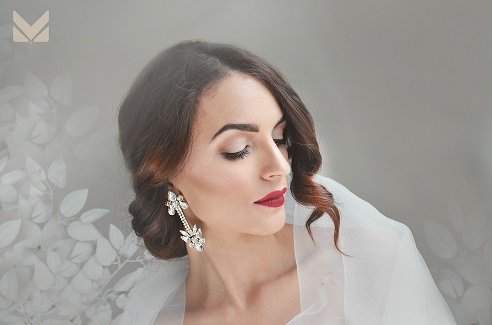 crystal handmade earrings, perfect for wedding or elegant look