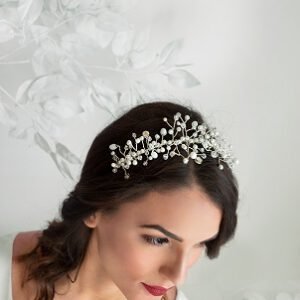 bridal hairpiece aurora, jewelry for weddings and brides
